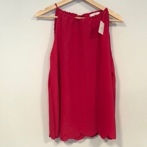 Nic & Lulu pink swing top